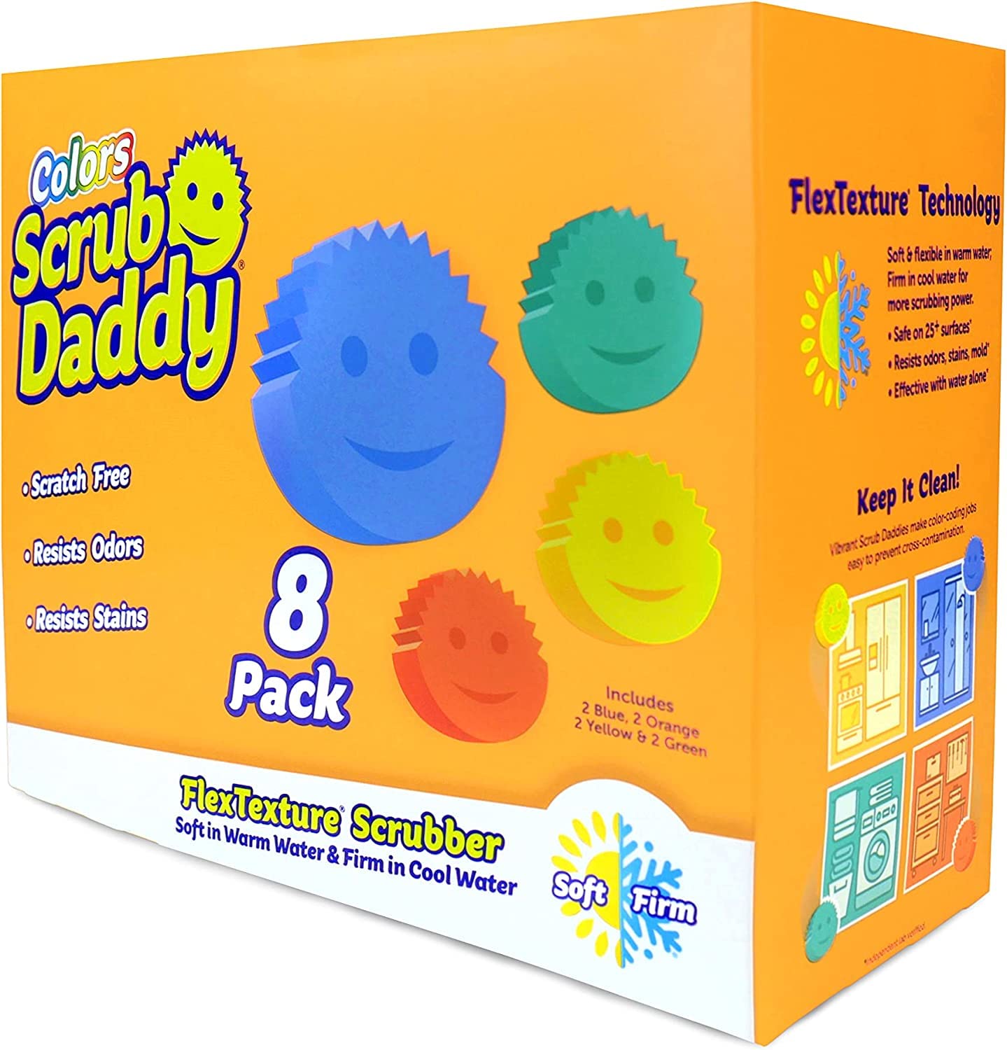Scrub Daddy Colours (8 Pack)