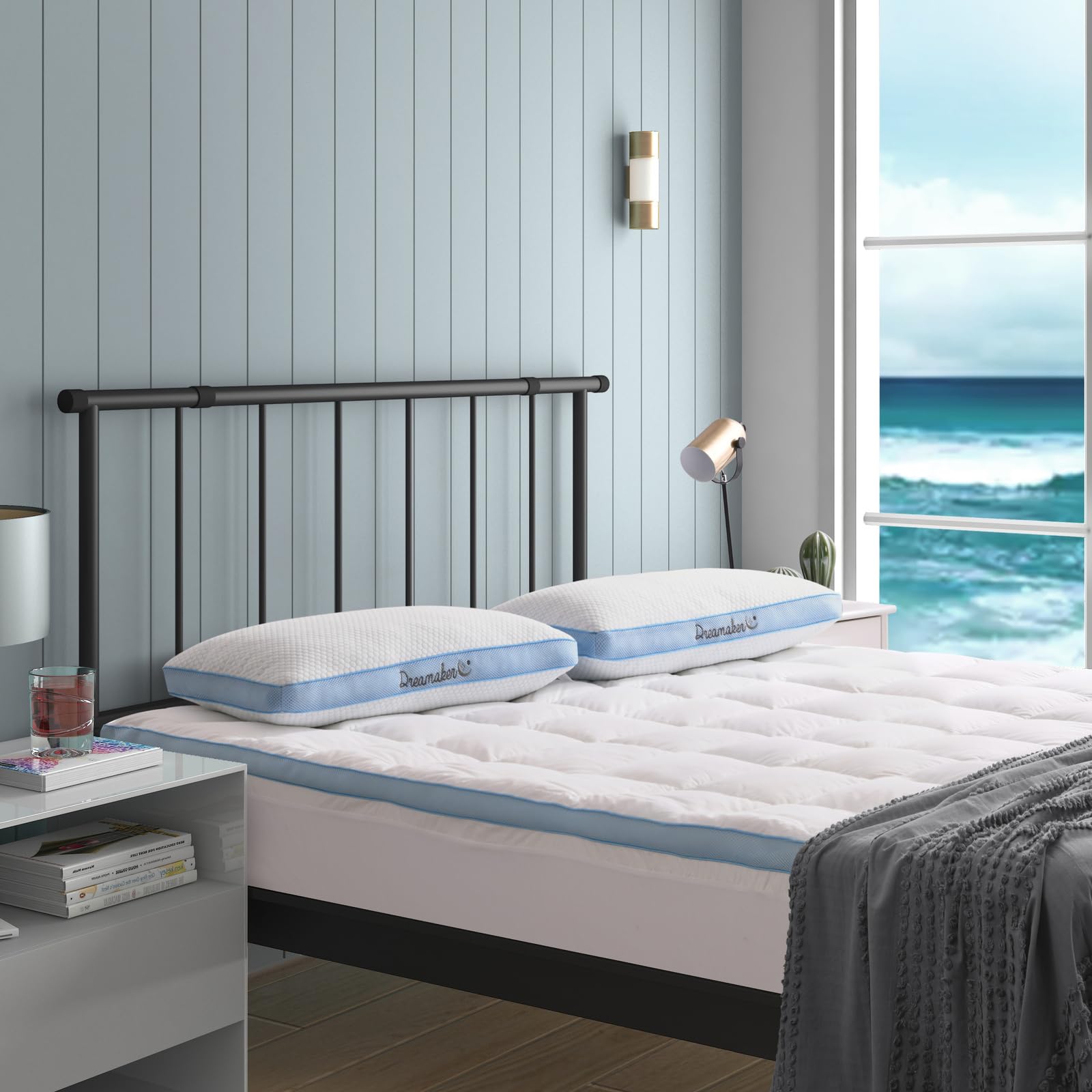 Dreamaker 800GSM Cool Breathe Memory Fibre Mattress Topper | King