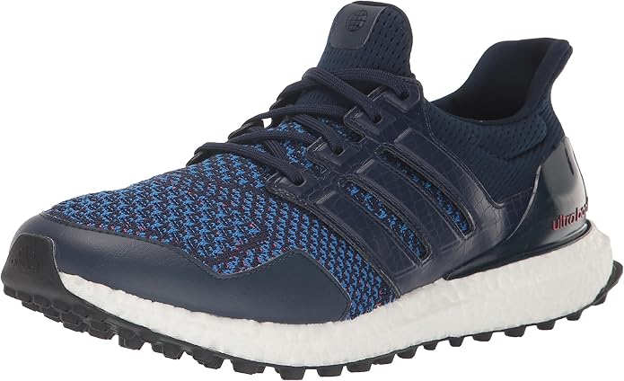 Adidas Ultraboost Golf Shoes - Collegiate Navy/Bright Red, US 8.5
