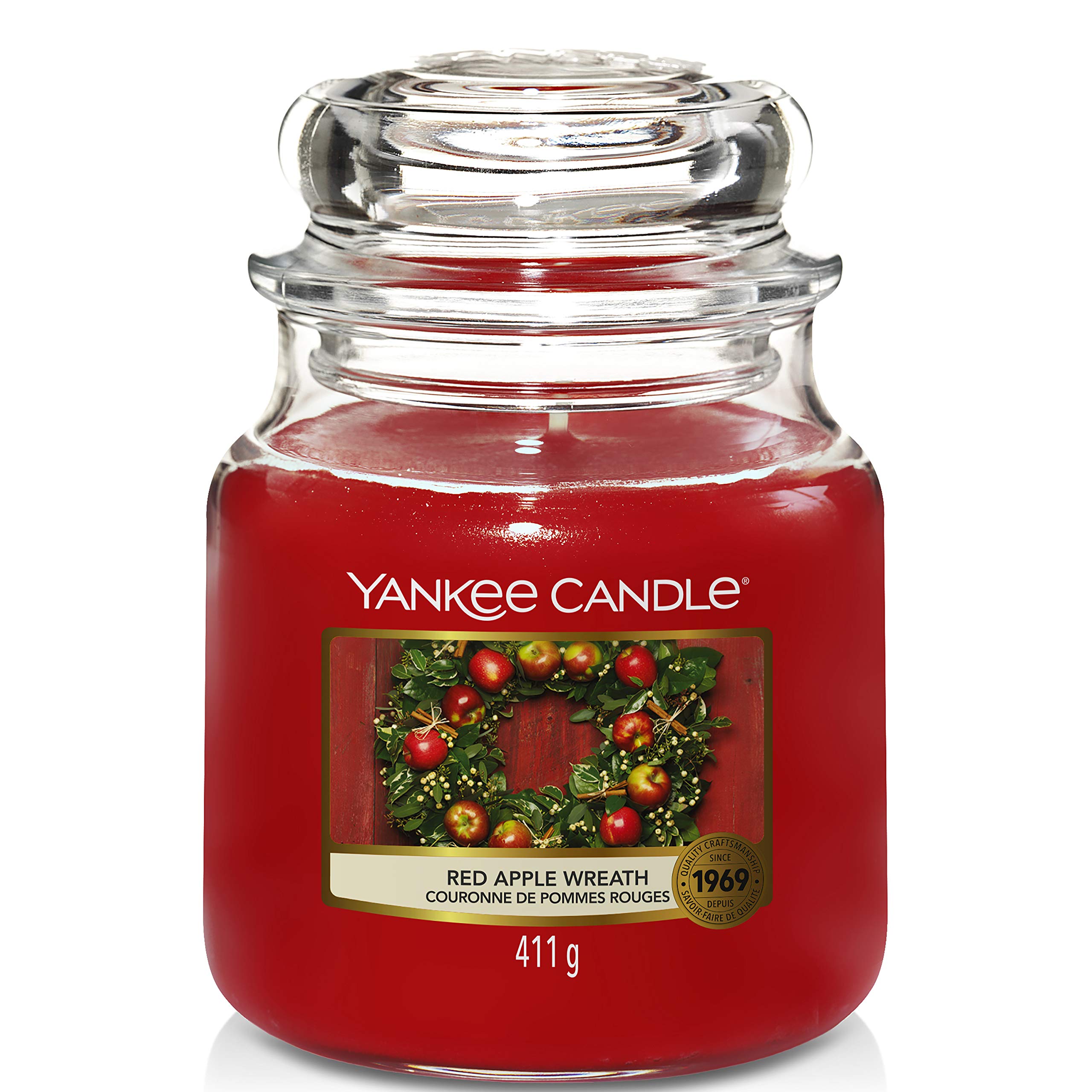 Yankee Candle Red Apple Wreath Signature Large Jar Candle 20 oz