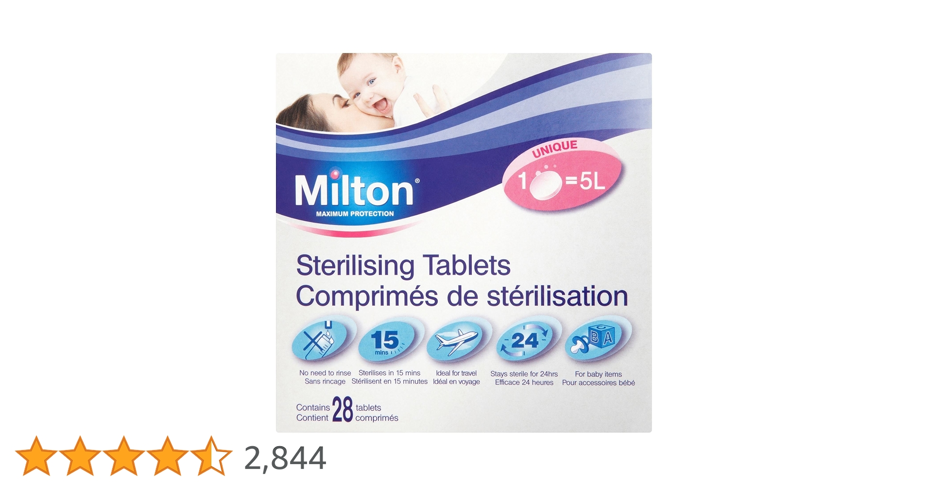 Milton Sterilising Tablets -Pack of 40