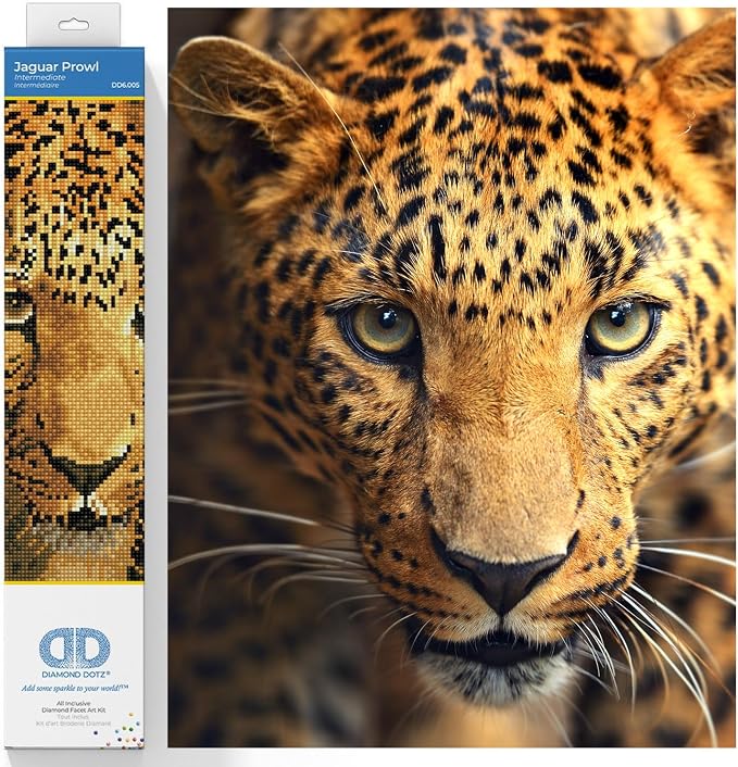 Jaguar Prowl - Diamond Art Kit - DD6.005 - Diamond Dotz