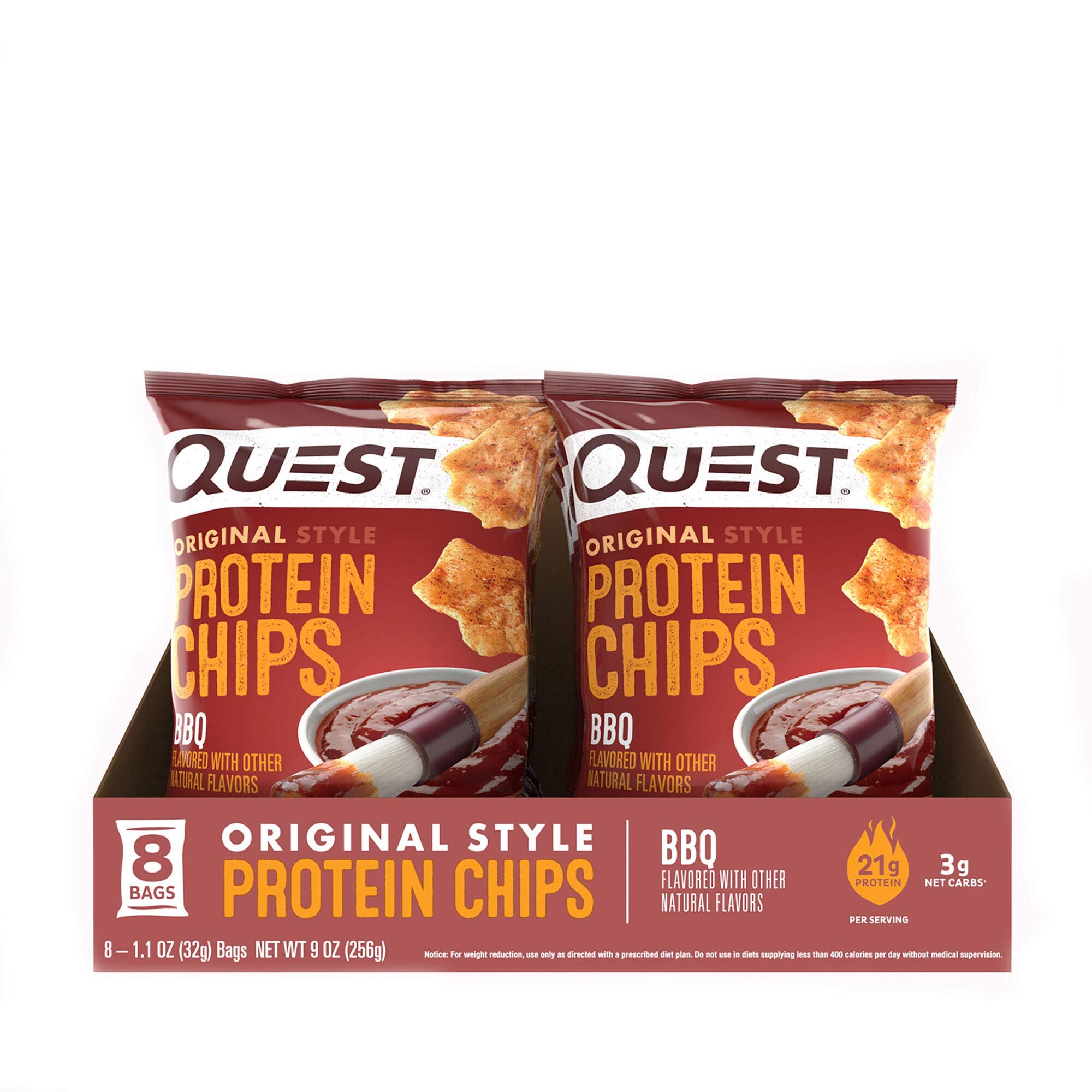 Quest Nutrition Chips BBQ 8/Box, 256 G