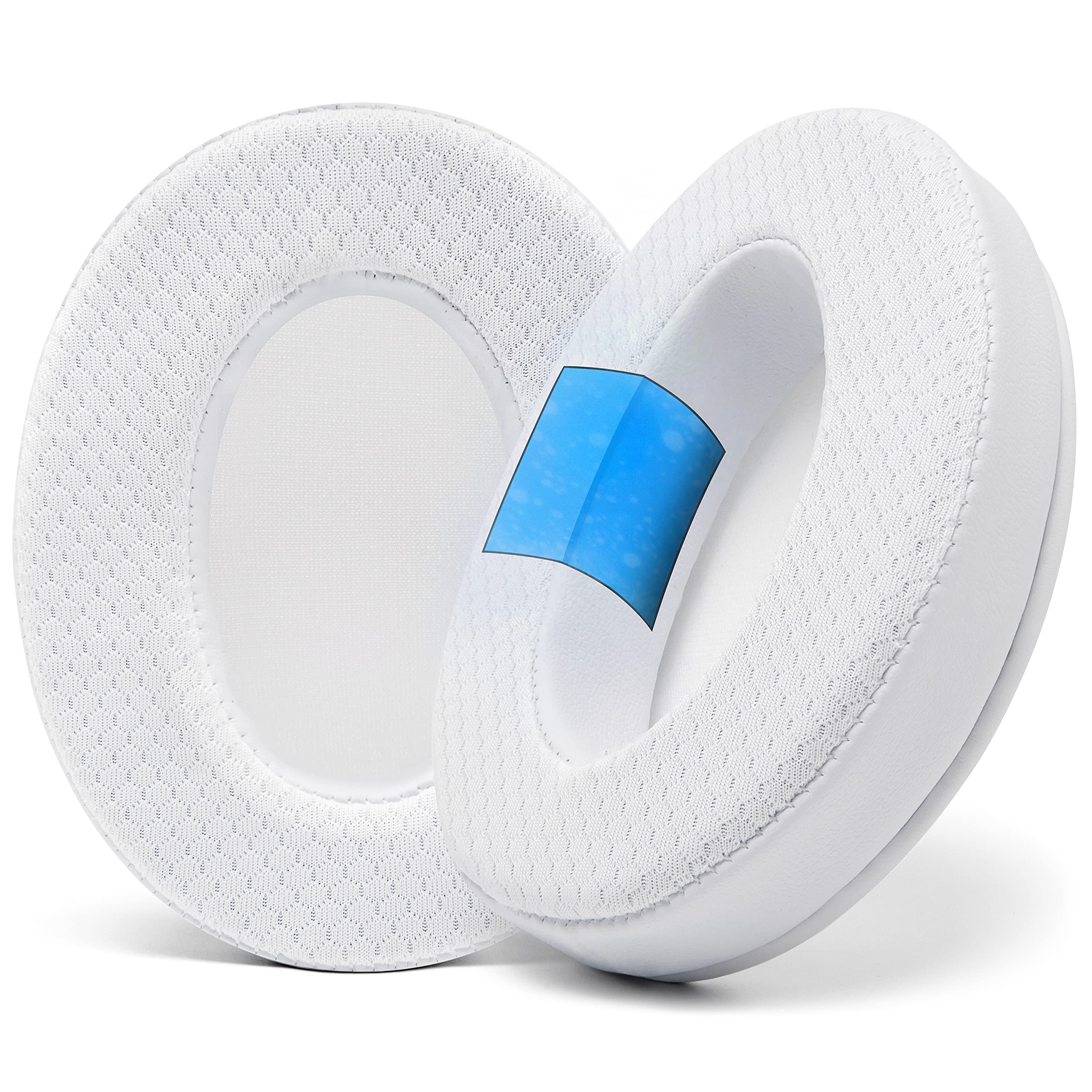 Ath M50x Replacement Earpads - Hybrid Cooling Gel, White