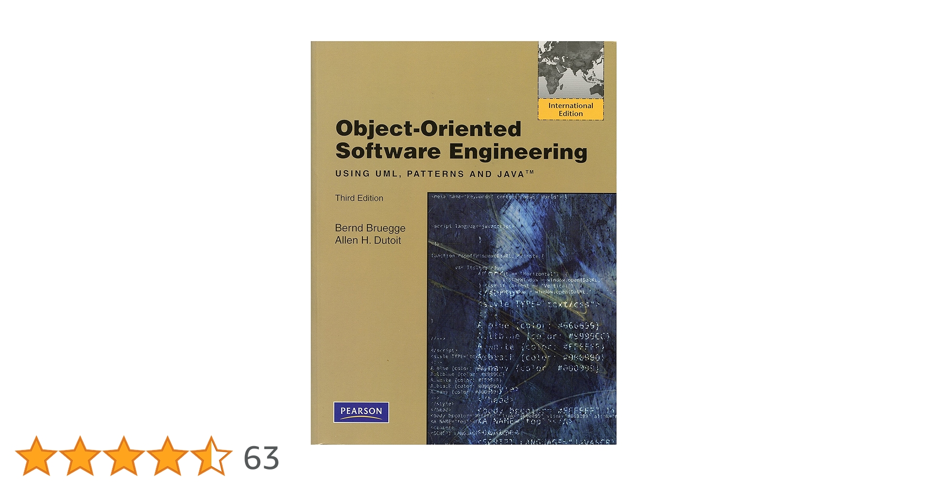 Object-Oriented Software Engineering Using UML, Patterns, and Java by Bernd Bruegge