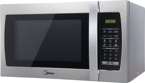 Midea 34L 1100W Electric Digital Solo Microwave Oven Kitchen Silver