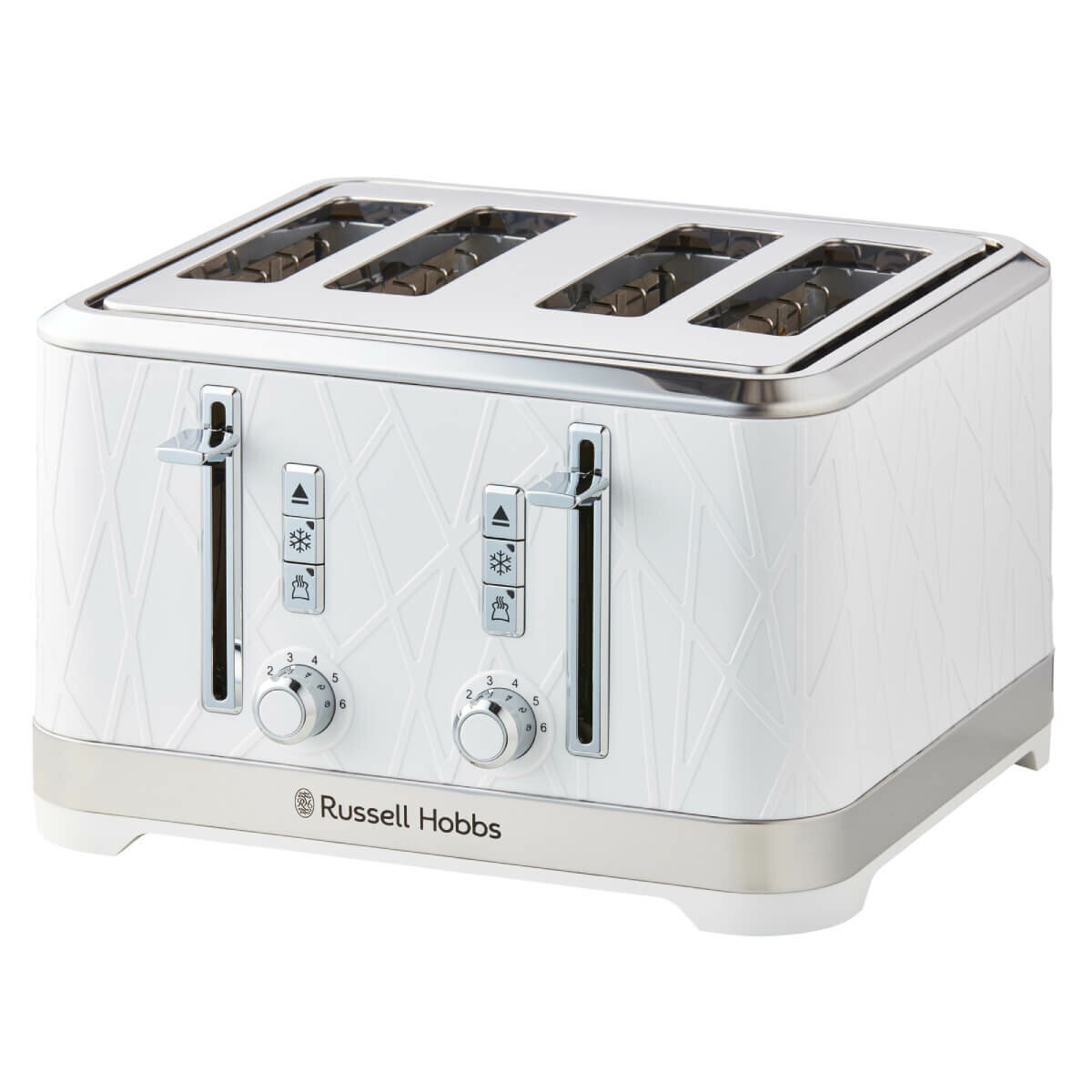 Russell Hobbs RHT334BLK Structure 4 Slice Toaster, Black