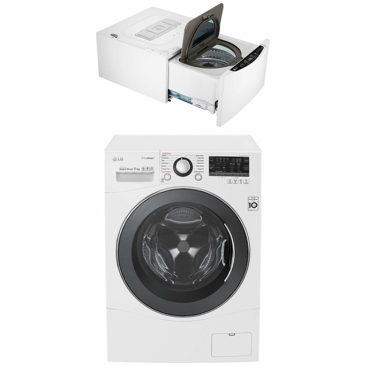 LG Twin171411B 11Kg+2Kg Twin Washer
