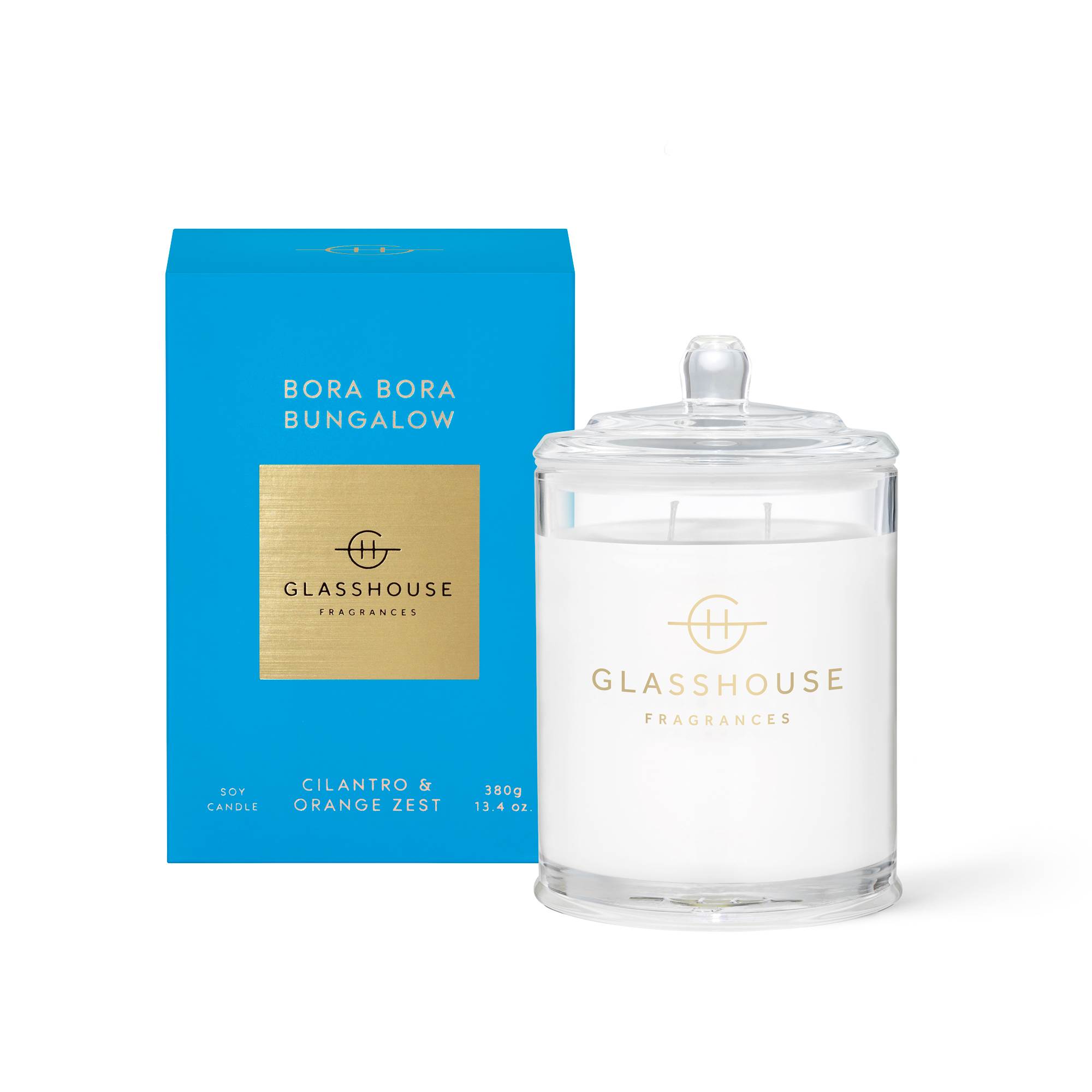 Glasshouse Bora Bora Cilantro & Orange Zest Candle 350g