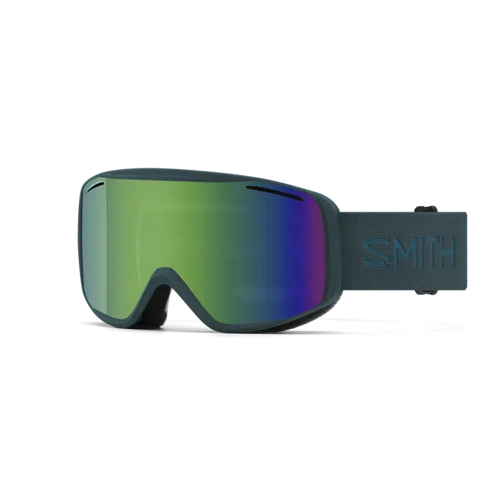Smith Rally Snow Goggles - Pacific / Green Sol-X Mirror - 2023