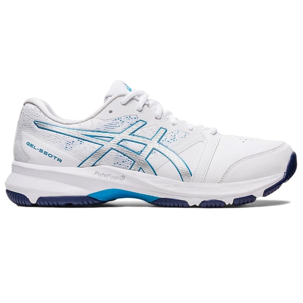 ASICS Gel-550Tr Mens Wide, 10 / White/Island Blue 110