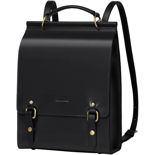 Cnoles Leather Backpack Purse For Women Fashion Ladies Vintage Bag Casual School College Travel Backpacks Bookbag