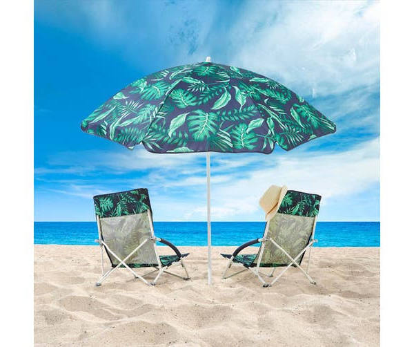 Kmart 1.8m Tropical Leaf Beach Umbrella Price History Comparison Alerts BuyWisely