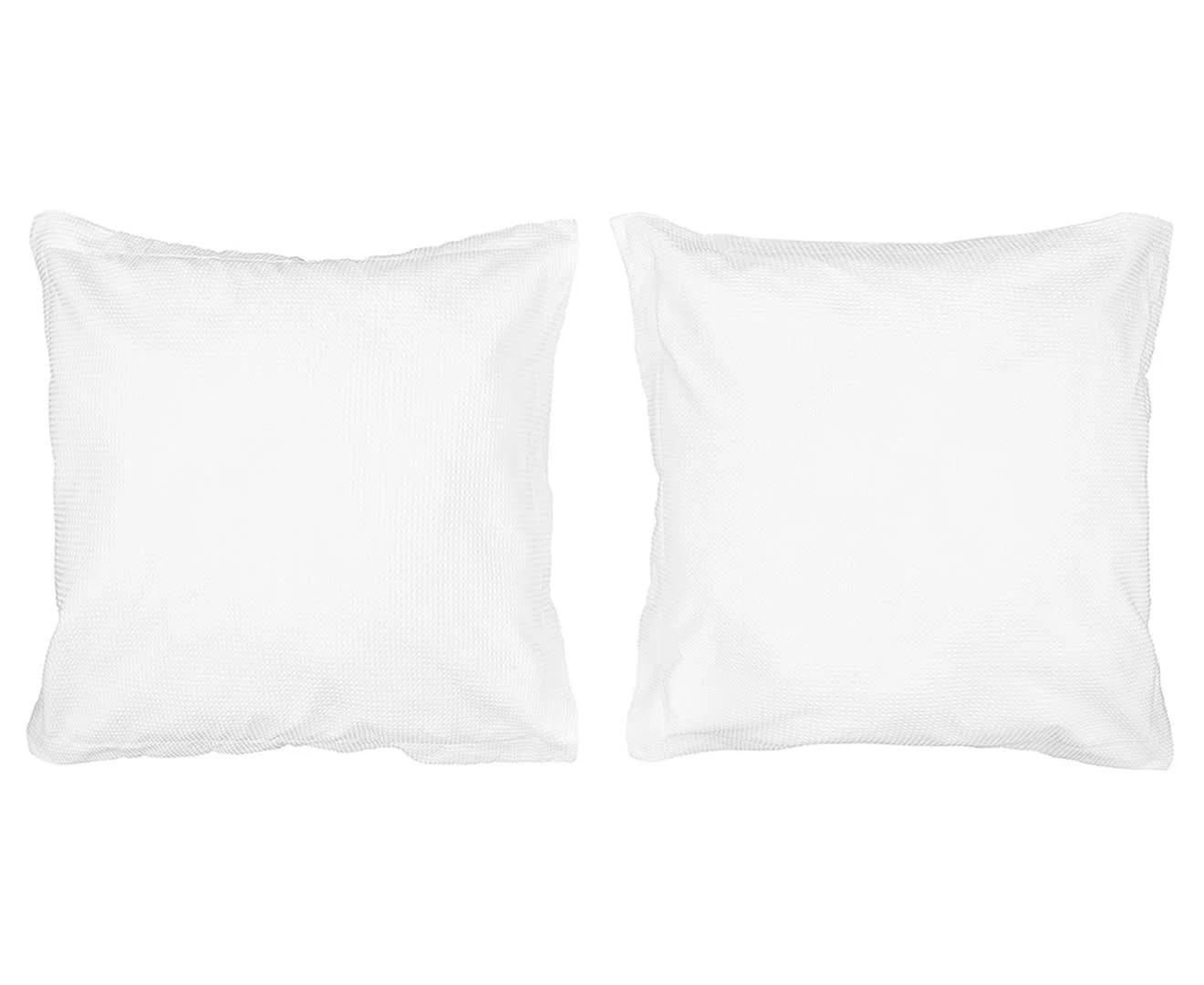 Kmart 2 European Cotton Waffle Pillowcases in White Price History Comparison Alerts