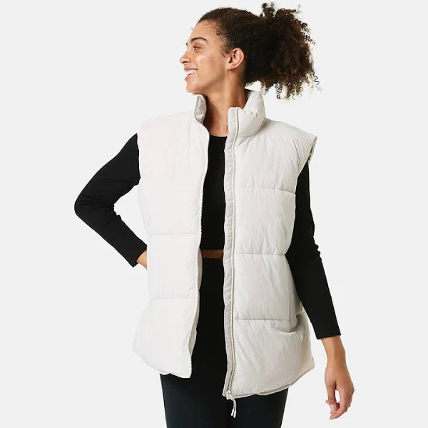 Kmart Active Womens Out Overd Puffer Vest Dove Size 12 Price History Comparison Alerts BuyWisely