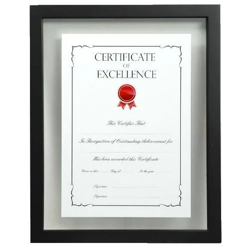 Lifestyle Brands A4 Floating Certificate Frame Black Price History Lifestyle Brands A4 Floating Certificate Frame Black Price History
