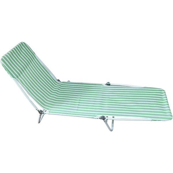 Marquee Striped Adjustable Sunlounge Green Price History